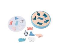 BS Toys Shape Sorter - Jouet en Bois et Carton pour Tout-Petits - Développe la Coordination œil-Main et la Discrimination visuelle