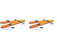BS Toys Ski De Fond - Entraînement De L'Équilibre pour Enfants Et Adultes - Ensemble De Skis en Bois pour Une Marche Coordonnée - Amusant À L'Intérieur Et À L'Extérieur - A Partir De 3 Ans - Marron