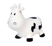 BS Toys Vache Skippy - Balle Rebondissantes - Jouets Gonflables À Partir De 3 Ans - Jouets Gonflables Blancs Pour Enfants - Adaptés Aux Jeux D'Intérieur Ou D'Extérieur - Poids Maximum 50 Kg