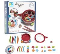 BS Toys Veggie, Rouge - Jouets en Bois pour Enfants - Développement De La Motricité - Collectionner des Légumes De La Casserole avec Les Pinces - Apprendre en Jouant - A Partir De 3 Ans