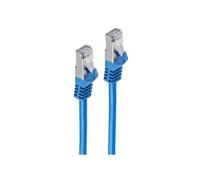 SHVP 75515-SLB - Câble patch plat U/FTP, 5 m, câble brut Cat.7, bleu