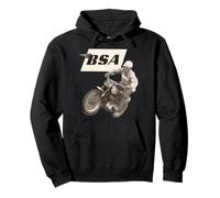 BSA Moto Jeff Smith 500cc Moto Racer Sweat à Capuche