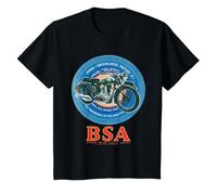 BSA Moto King of The Queen's Highway Retro Kids T-Shirt