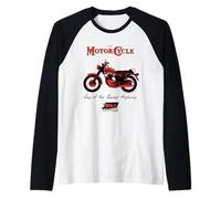 BSA Moto King of The Queen's Highway Retro Manche Raglan