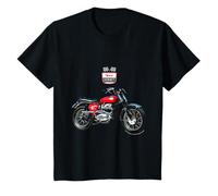 BSA Spitfire Twin Sports Tourer Moto Rétro Enfants T-Shirt