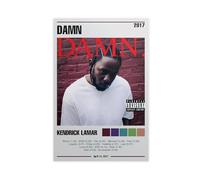 BSapp Poster de l'album de Kendrick Lamar - Impression sur toile - Décoration murale pour salon, chambre à coucher - 30 x 45 cm