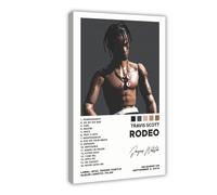 BSapp Travis Scott « Rodeo » - Poster sur toile - Décoration de chambre à coucher - Paysage sportif - Décoration de bureau - 30 x 45 cm