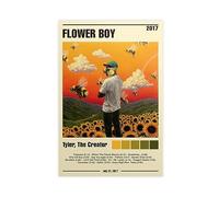 BSapp Tyler, The Creator Poster de couverture de l'album Flower Boy - Poster sur toile - Décoration de chambre à coucher, bureau, chambre - Cadeau - 40 x 60 cm