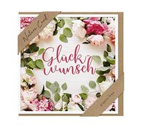 bsb - Carte de vœux Fleurs - Nature Card - Cartes durables pour anniversaire - Cartes de vœux avec enveloppe - Carte d'anniversaire pour hommes et femmes - Carte de vœux 15,5 x 15,5 cm