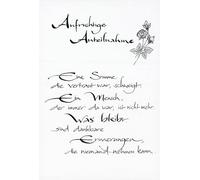 bsb Carte funéraire - Avec enveloppe