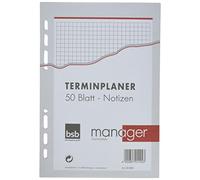 bsb Insert de rechange - Taille : environ A5-6 trous - Pour agendas bsb