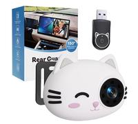 Bsbkoj 2-in-1 Wireless Dongle & 1080P Camera, 150-Degree Wide Angle Video Monitor, Compact USB Adapter for SUV and Trucks, Practical Car Seat Monitor for Daily Commute, Professional Smart Link