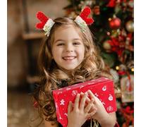 Bsbkoj Accessoires pour Cheveux de Noël - Oreilles Pour Cosplay,Accessoires de Déguisement de Cerf Mignon,Pour La Célébration La Tradition La Famille La Fête Les Vacances La Soirée La Et La Décoration