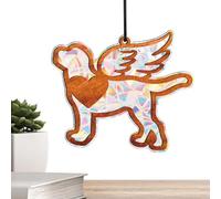 Bsbkoj Attrape-Soleil Commémoratif pour Animaux | Décor Artistique Créateur d'arc-en- Décorations Suspendables Intérieur Extérieur | pour Maison Salon Vitrine Jardin Balcon Terrasse