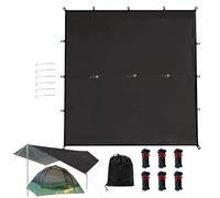 Bsbkoj Bâche pour Tente | Abri Camping Toile Tente - Équipement De Survie avec Sac De Rangement Toile De Pluie pour Randonnée Extérieure Parc Hamac Plage Activités