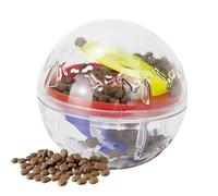 Bsbkoj Balle de traitement pour chien - Jouet à alimentation lente automatique pour chiots et chatons - 9,4 cm - Balle de distribution interactive de nourriture - Stimulation mentale - Jeu intérieur