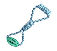 Bsbkoj Balle en corde pour chien - Jouet pour chien de grande race - Distributeur de nourriture, nœud à tirer, fournitures à mâcher pour animaux de compagnie pour tirer, jouer et plus encore