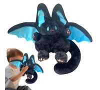 Bsbkoj Bat Gothique en Peluche, Peluche, Joli Jouet de Silhouette avec Design esthétique Sombre, 13,78 Pouces pour Une Chambre d'oreiller Confortable, canapé ou décoration, idéal pour Les Amis,