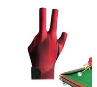 Bsbkoj Billiard Cue Left Hand Glove Control Aid, 3 Finger Practice Mitten Use, for Cue Sport Training Application, Blue Elastic Breathable Build, Beginner Pro Tournament Game Outdoor Use