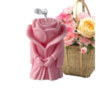 Bsbkoj Bougies pour la Saint-Valentin, en de soja, avec parfum , bougies romantiques avec une longue durée de combustion, pour elle, , petite amie, petit ami, , fête