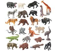 Bsbkoj Calendrier De Compte À Rebours De Modèles Animaux - Découverte de la Faune en 24 Jours | Calendrier Animal pour le Compte à Rebours de Noël,Pour Adolescents, Collectionneurs, Bureau Et