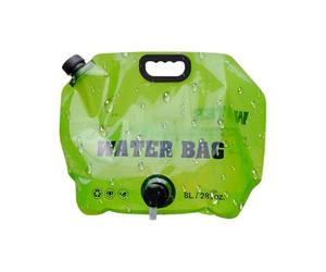 Bsbkoj Camping Water Container, Leakproof Foldable Pouch, 16.5x12.6x5.9 inch Bag with Spigot, BPA Free Storage, Heavy Duty with Style, Portable Vessel for Outdoor and Travel