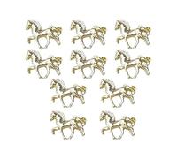 Bsbkoj Charms Et Gemmes D'Ongles - 10 Pièces Fournitures Manucure Forme Cheval | Gemmes Décoratives Scrapbooking | Pour Mariage Fête Événements Spéciaux Artistes Mariées Débutants Professionnels