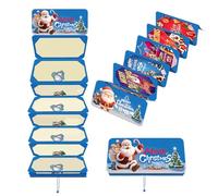 Bsbkoj Christmas Money Holder - 10 Slot Santa Cash Organizer for Holiday Gifting, Party Supplies with Easy Storage Function, Festive Gift Envelope for Men Women Boys Girls Teens Family Friends