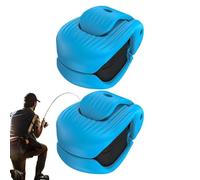 Bsbkoj Clips de canne à pêche | Équipement de pêche portable antidérapant | Clips de support de canne à pêche | Pour rivières, ruisseaux, étangs, lacs, perches, truites, poissons, eaux salées, rives