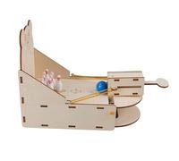 Bsbkoj Coffret Jeu quilles Bowling en Bois | Jeu éducatif interactif de découverte Scientifique,Jeux De Société Bowling sur Table - pour Les de 7 Ans et Plus, Réunions Familiales et Fêtes Entre Amis