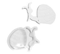 Bsbkoj Easter Bunny Casting Moule en silicone, forme de lapin 3D, forme de lapin détaillée avec libération facile, statue en silicone, forme décorative avec détails réalistes, ornement de Pâques pour