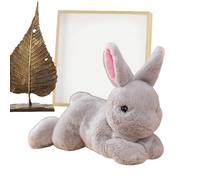Bsbkoj Easter Bunny Stuffed Animal, Cute Rabbit Hug Throw Pillow, Ultra-Soft, Large Cuddly Bolster with Floppy Ear Style, Holiday Home Decoration for Kids Sofa Bed and Couch