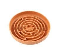 Bsbkoj Faisseur de Chien Lent, mangeoire à Bol Lent pour Chiens | Bol de Chiens de Labyrinthe de Labyrinthe de Silicone de Puzzle | des interactifs Anti-colocat avec Une Tasse à ventres réduisent