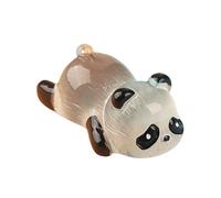 Bsbkoj Figurines de mini pandas - Pandas miniatures portables phosphorescents - Figurines de panda en résine pour jardin féérique, paysage, pots de fleurs et loisirs créatifs