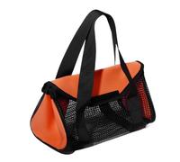 Bsbkoj Fischer JIG Sac à appâts en maille filet de 25,4 cm avec poignée, sac de rangement pour eau salée, eau douce, rivière, lac, étang, mer profonde, camping familial, voyage en voiture, Orange