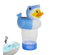 Bsbkoj Flotteur de Chlore pour Piscine Extérieure - Flotteurs pour Tablettes De Chlore Grande Capacité - Éclairage Solaire Économique pour Bassin Extérieur Spa