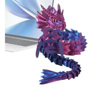 Bsbkoj Jouet à presser imprimé en 3D avec articulations flexibles - Dragon mobile imprimé en 3D - Flexible imprimé en 3D - Pour amis, famille et filles