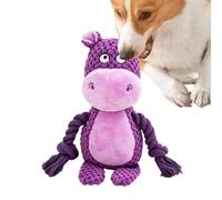 Bsbkoj Jouet de Traction pour Chiot Peluche couineuse Animal à mâcher