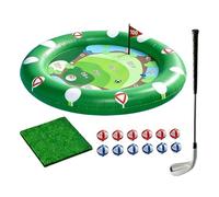 Bsbkoj Kids Inflatable Golf Pool Toy & Floating Green, 47-inch Large Swimming Pool Game with Golf Balls, Durable Summer Party Water Sport for Kids Ages 3-12, Professional Style Floating Target