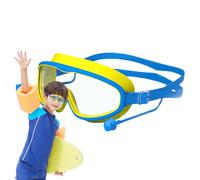 Bsbkoj Large Frame Eyewear, Colorful Childrens Goggles, Goggles with Suction Feature, High Definition Diving, Waterproof Eyewear with Adjustable Style, Eye Protection for Pool and Beach