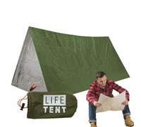 Bsbkoj Life Tent, All-Weather Survival, Lightweight Storm and Tornado Shelter Tents with Thermal Protection, Compact Survival Gear for Outdoor Camping, Hiking, Disaster