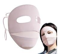 Bsbkoj Masque de Protection Solaire, UPF 50+, Respirant, Anti-UV, 24 x 22 cm, séchage Rapide, Anti-Transpiration, Cache-Cou pour Sports de Plein air, Cyclisme, pêche et Course à Pied, (Style