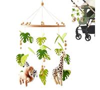Bsbkoj Mobile bébé pour garçon,Mobile berceau sensoriel en forme d'animaux | Carillon apaisant enfant - pour garçons, maison, appartement, chambre, salon, salle de jeux, crèche, coucher, voyage,