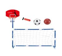 Bsbkoj Panier de Basket pour - Centre Sportif 2 en 1 pour,Jouet Cadeau d'anniversaire pour 3 4 5 6 7 8 9 Ans garçons Filles, Cadeaux de fête de Noël