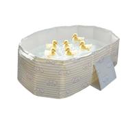Bsbkoj Pataugeoire pour Chien | PVC Non Gonflable Antidérapant | Bac à Chiot | pour Chiot, Chien De Petite Et Moyenne Taille, Canard, en Été, Extérieur, Plage, Jardin, Cour Et Arrière-Cour