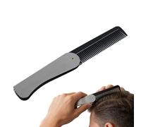 Bsbkoj Peigne à barbe pliable pour le toilettage de la barbe - Peigne de coiffage de barbe - Pour homme, maison, voyage, vacances, appartement, dortoir d'étudiant, hôtel