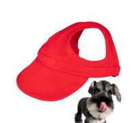 Bsbkoj Portable Dog Baseball Hat, Cat Sunbonnet Ear Holes, with 3cm Pet Headwear System, Lightweight Quality Design Unit, Easy Wear Gear, Stylish Puppy Hat, for Outdoor Sun Protection and Photography