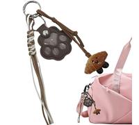 Bsbkoj Porte-Clé Collecteur de Poils de Chien,Mémoire pour Animaux de Compagnie Cadeau Symbolique | Mémoire Légère Charm Famille Souvenir Maison Chiot Chaton