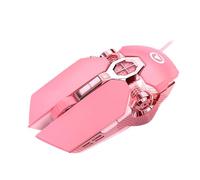Bsbkoj Precision Wired Mouse, Programmable Optical Control, Compact Sensor with Adjustable DPI, Shell with Ergonomic Grip, Sleek Modern Aesthetics, Setup for Office Users