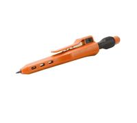 Bsbkoj Reinforced Framing Pen, Thick Graphite Drawing, Retractable Scriber with Deep Hole Tip, Industrial Labeling Tool, Ergonomic Marker with Pocket Clip, Builder Equipment for Drywal